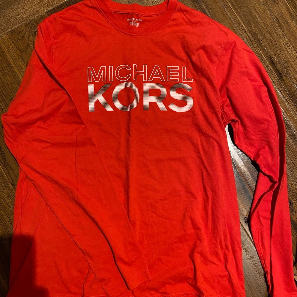 Michael Kors Red Men's Shirt